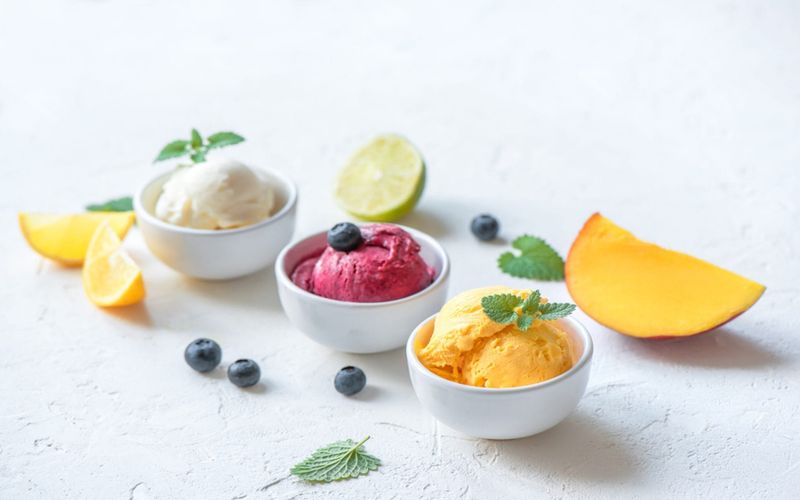 Replace Ice Cream With Frozen Yoghurt Or Fruit Sorbet
