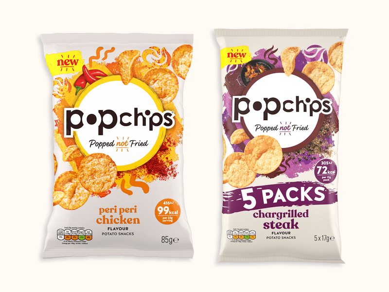 Popchips Peri Peri Chicken & Chargrilled Steak