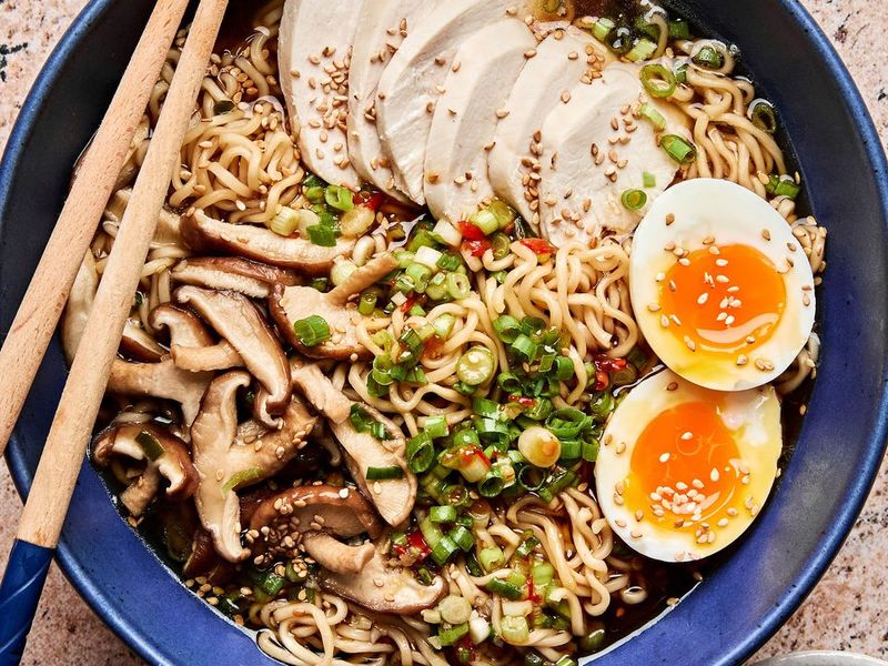 Upgrade Instant Noodles With Eggs And Leftover Veg