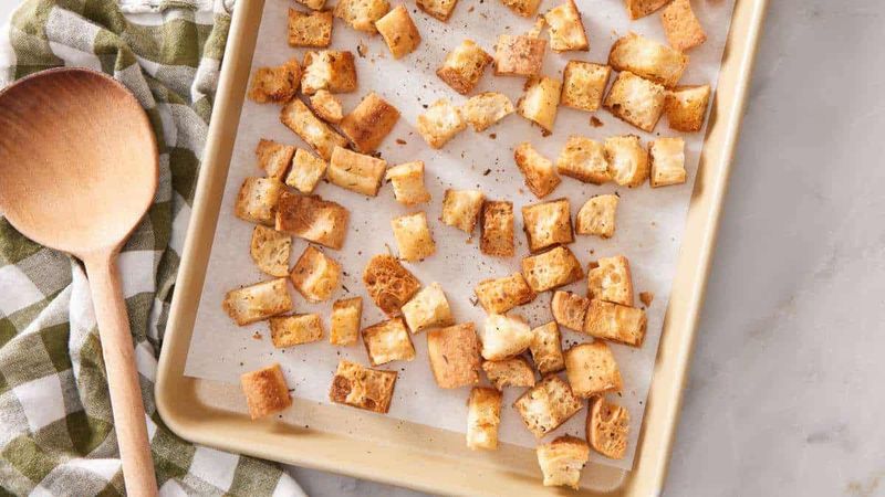 Turn Stale Bread Into Crunchy Croutons Or Breadcrumbs
