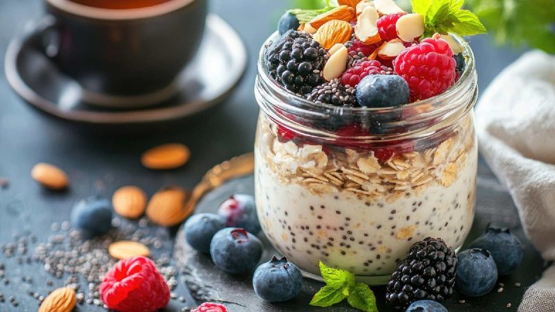 Add Chia Seeds To Overnight Oats