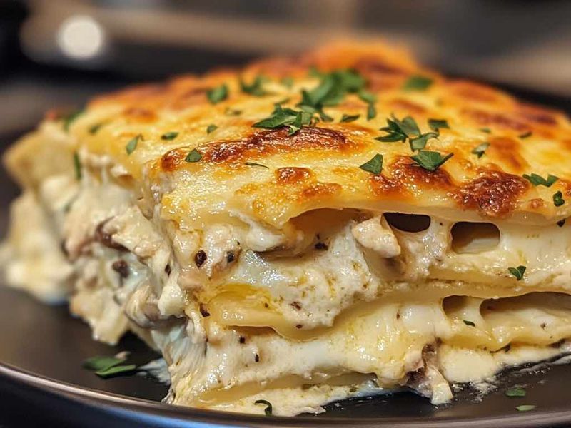 Chicken Alfredo Lasagne