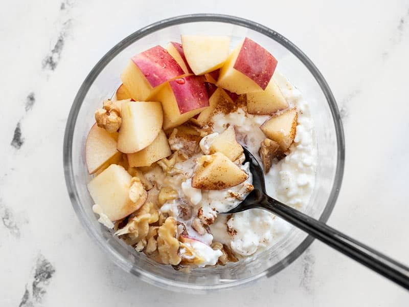 Cottage Cheese And Fruit Jars