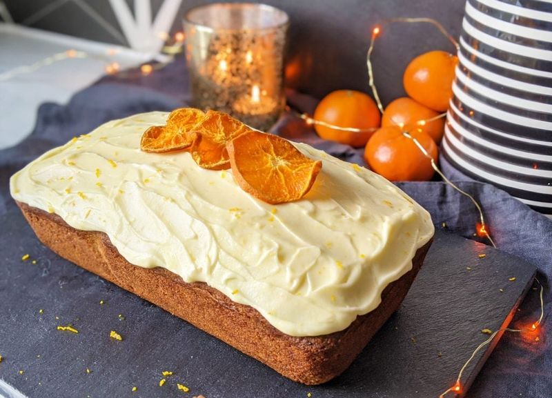 Carrot Cake Traybake With Orange Mascarpone Frosting