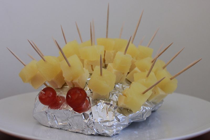 Cheese And Pineapple Hedgehog