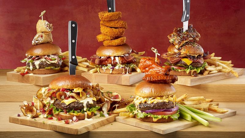 Loaded Burgers And Giant Portions
