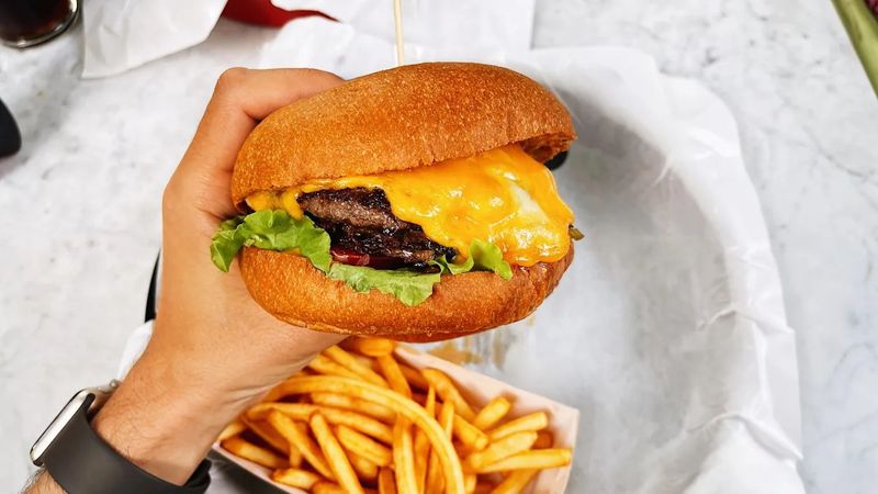 Fast Food Burgers And Fries