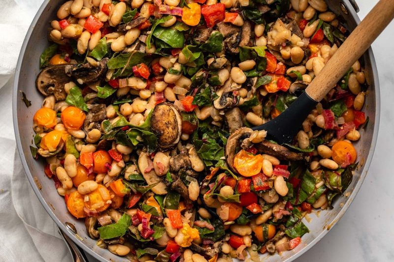 Mixed Bean And Vegetable Stir-Fry