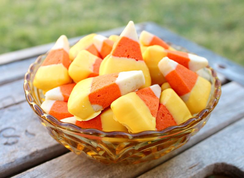 Candy Corn Sugar Cookies