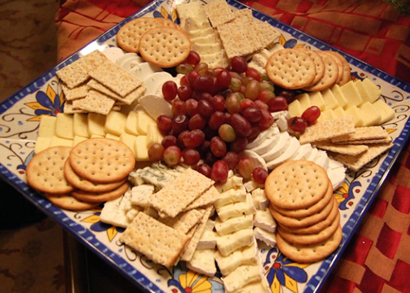 Retro Cheese And Crackers Platter