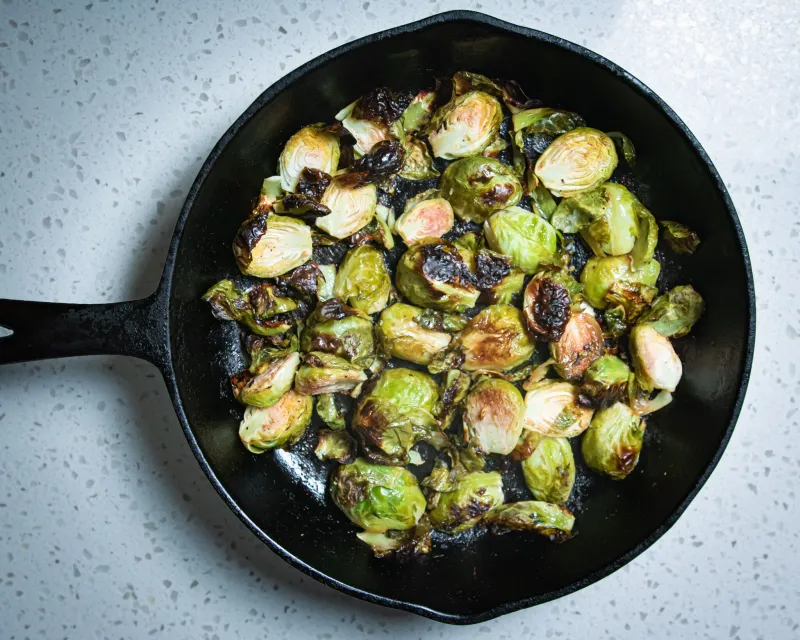 Overcooking Brussels Sprouts Until They're Mushy