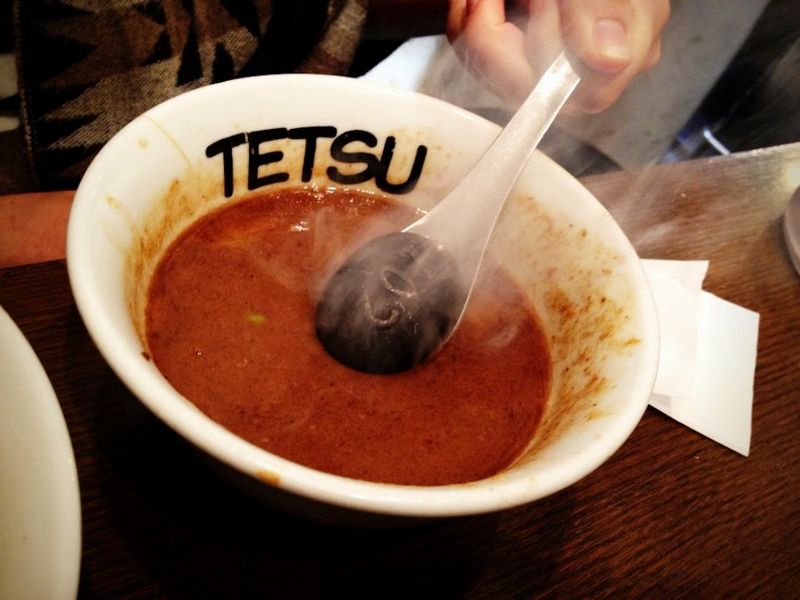 Heating Soup With A Hot Stone