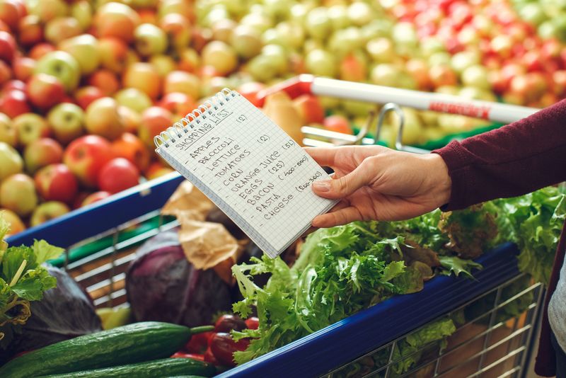 Make A List Before You Shop And Stick To It