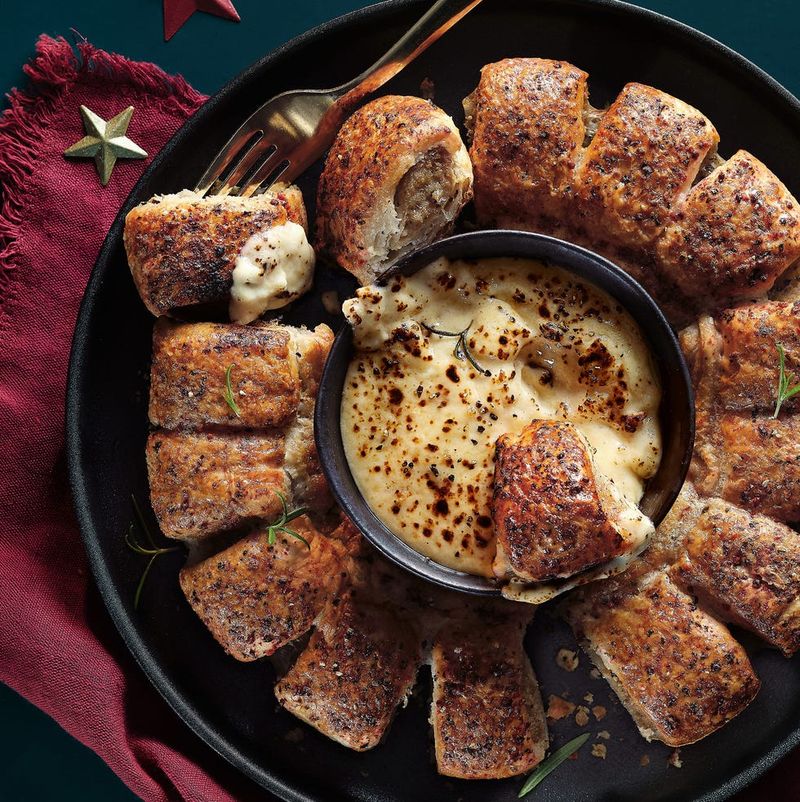 ASDA Pigs In Duvet With Cheese Fondue Dip