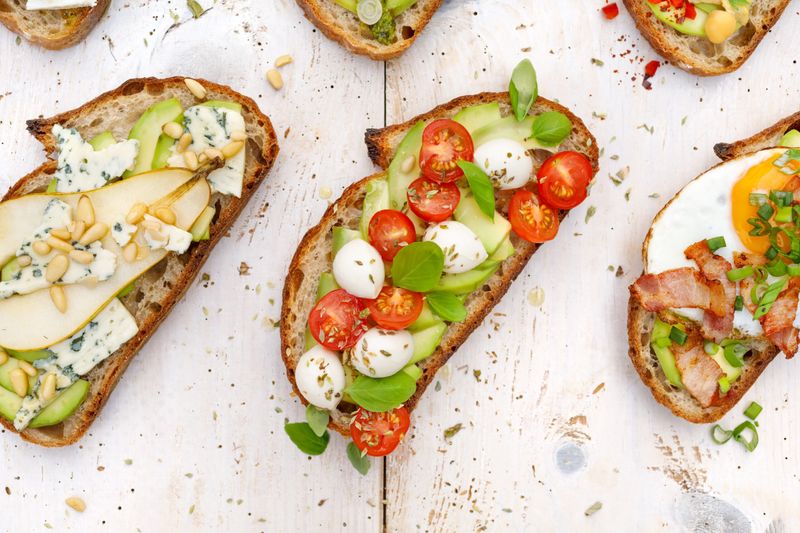 Spread Sourdough Toast With Your Favourite Toppings