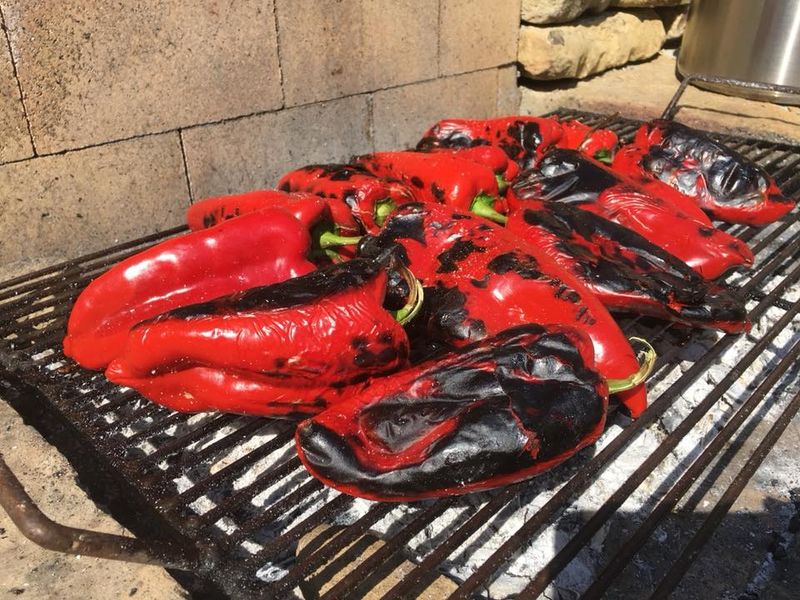 The Smell Of Roasted Peppers Means Summer's Ending