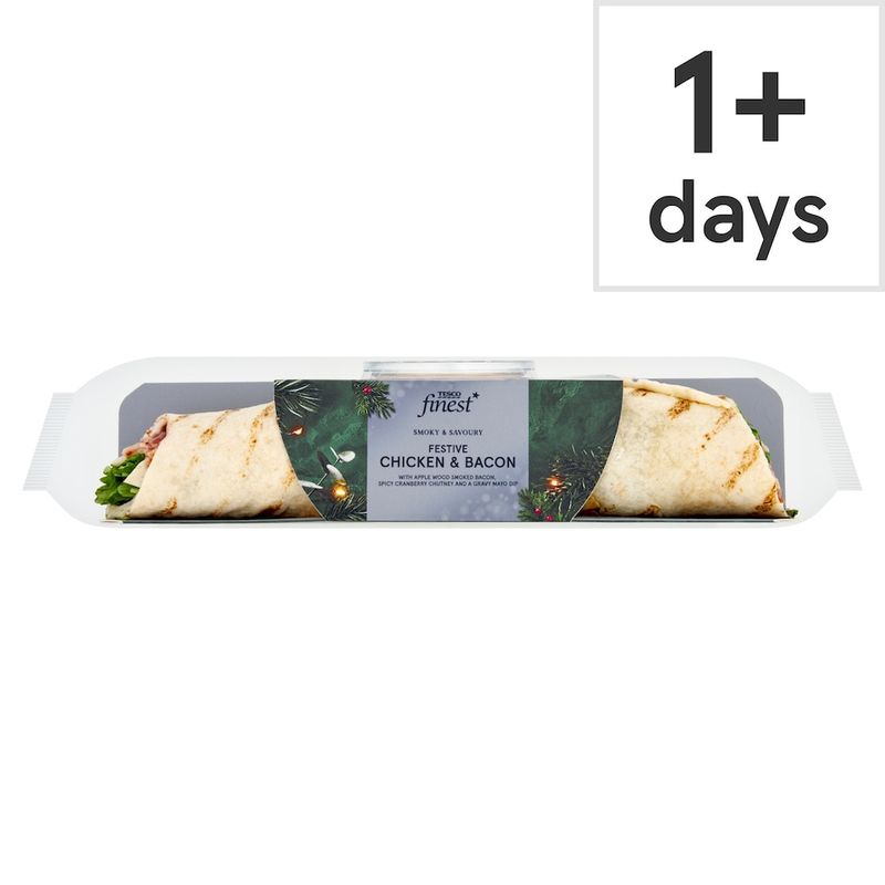 Tesco Finest Festive Chicken & Bacon Wrap