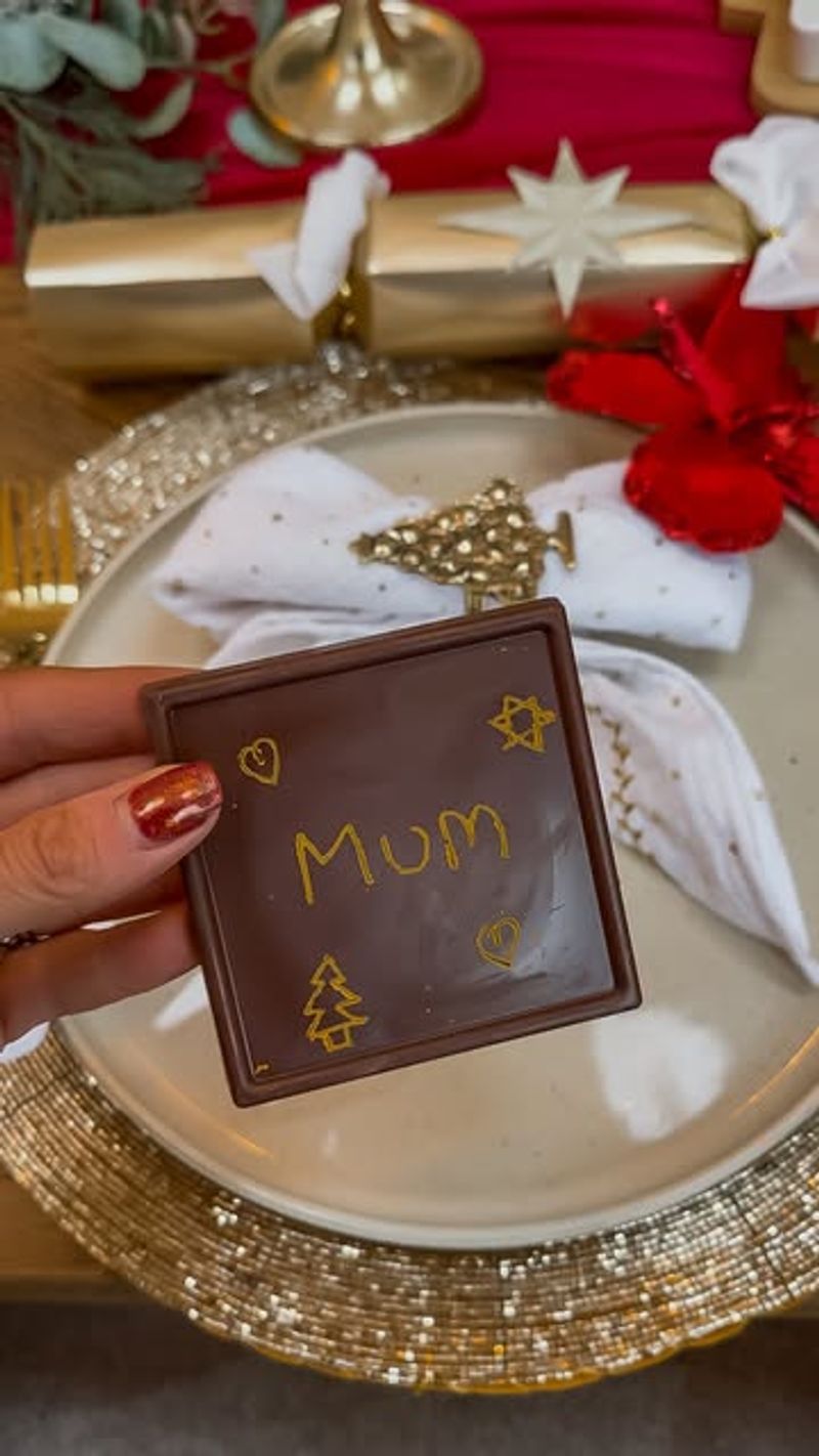 Personalised Chocolate Place Settings Delight Shoppers Across The UK