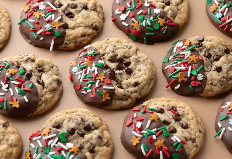 Chocolate Chip Christmas Cookies