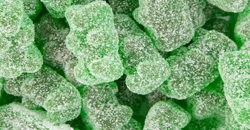Copper-Dyed Green Candy