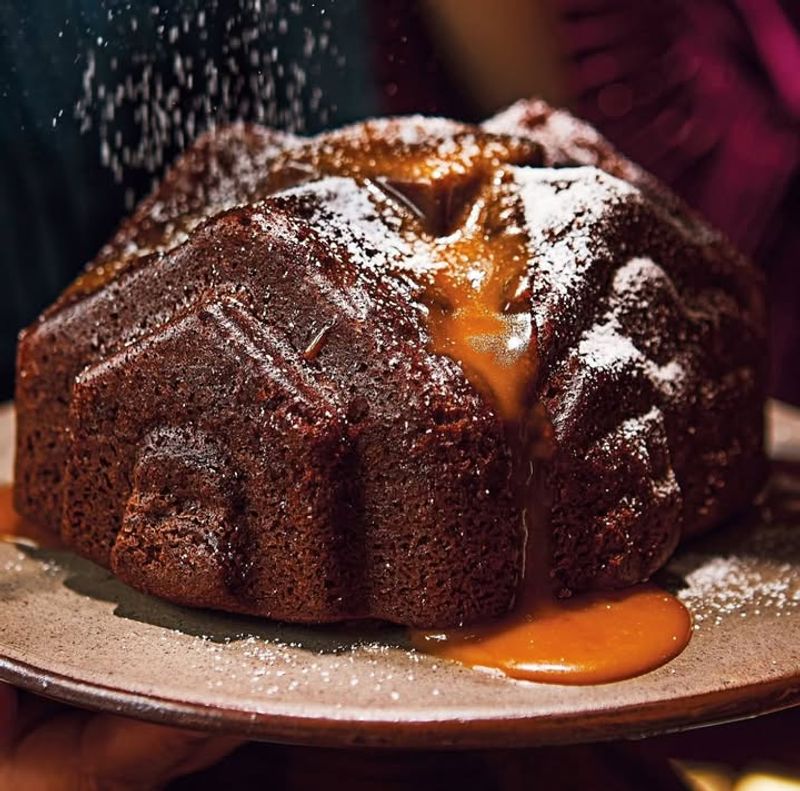 Waitrose No.1 Sticky Toffee Yule Cake