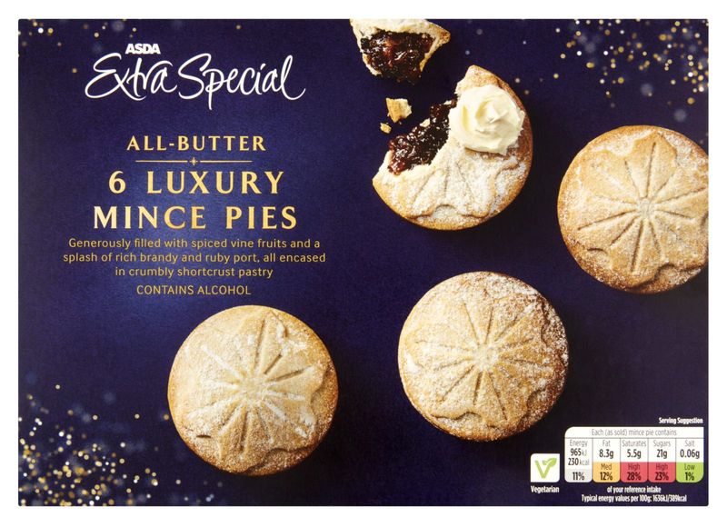 ASDA Extra Special Luxury Mince Pies