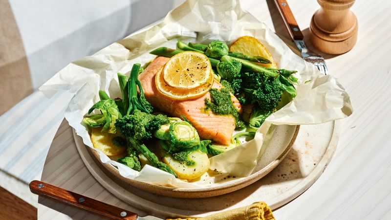 Salmon En Papillote