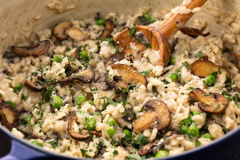 Creamy Risotto With Mushrooms