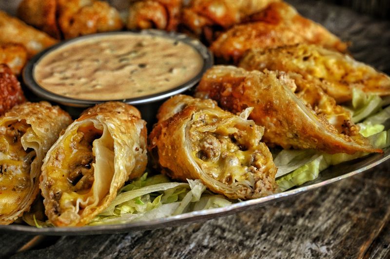 Big Mac Egg Rolls