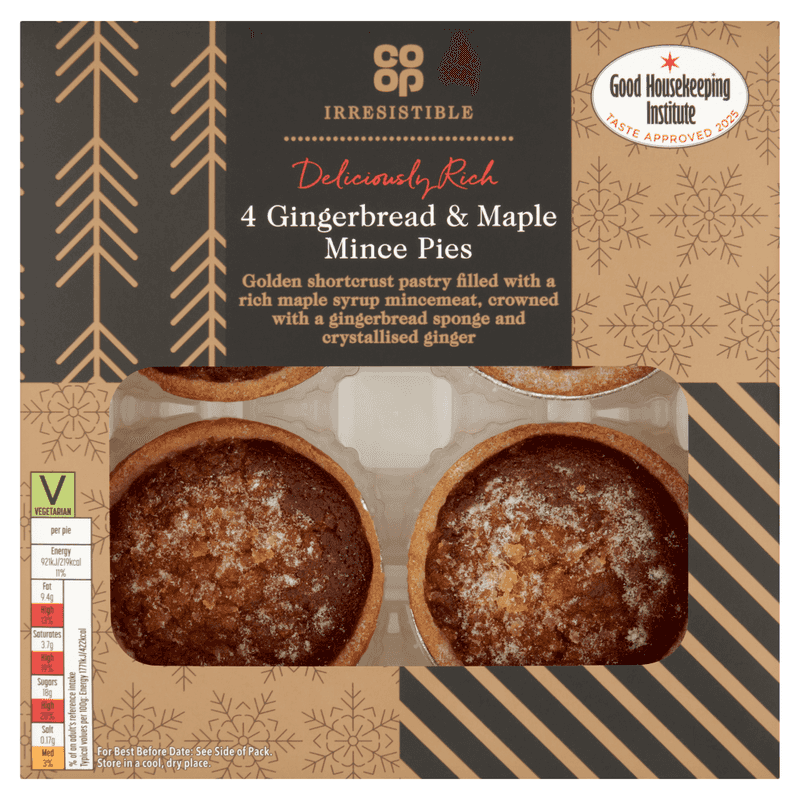 Gingerbread & Maple Minced Pies