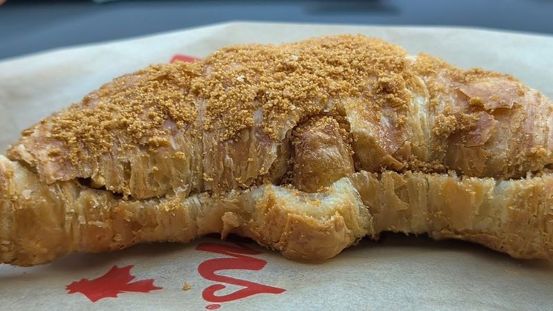 Biscoff Filled Croissant