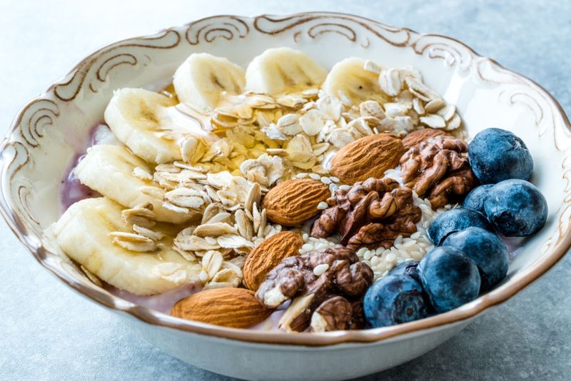 Greek Yoghurt With Nuts And Seeds