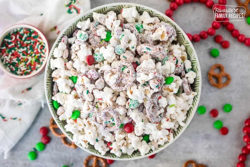 Festive Popcorn Mix