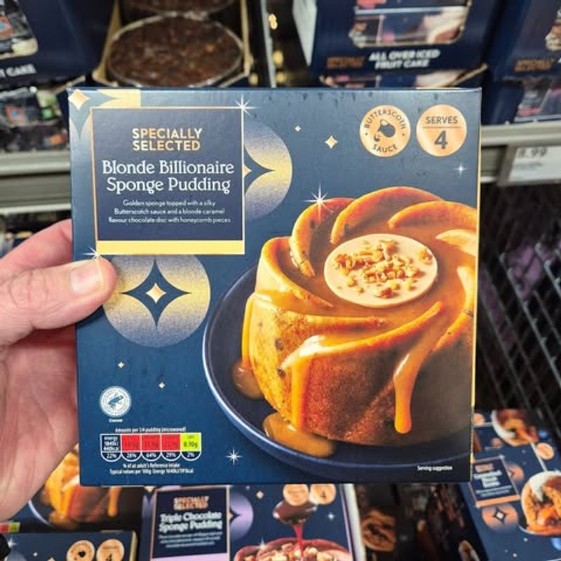 Blonde Billionaire Sponge Pudding