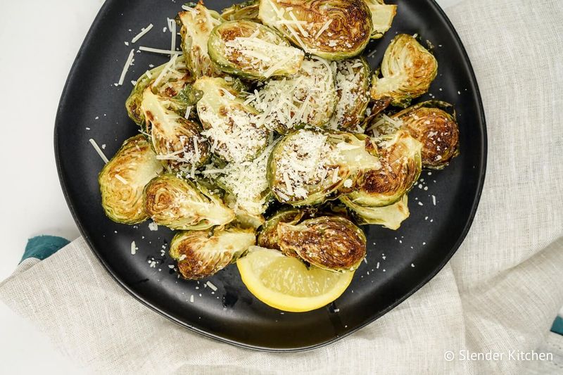 Roasted Brussels Sprouts With Parmesan