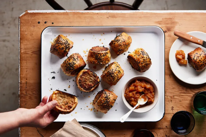 Pork And Apple Sausage Rolls