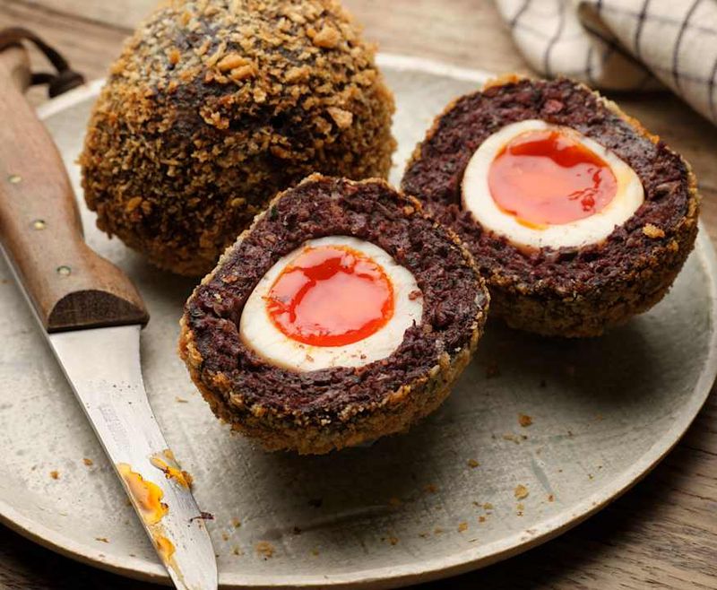 Black Pudding In Scotch Eggs