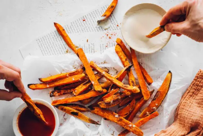 Baked Sweet Potato Fries Instead Of Roasties