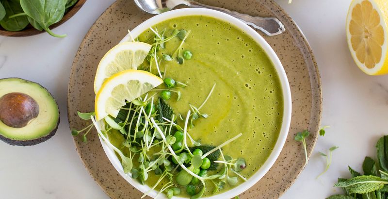 Spinach And Pea Soup