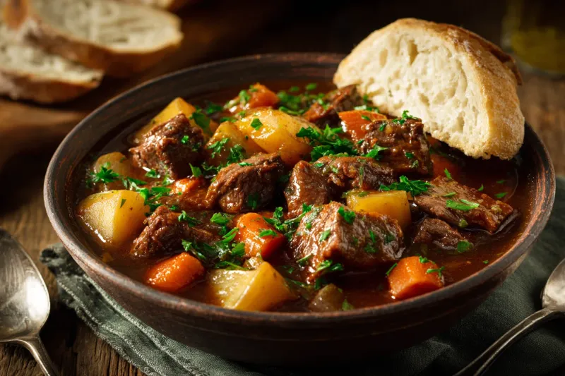 Beef And Root Vegetable Casserole