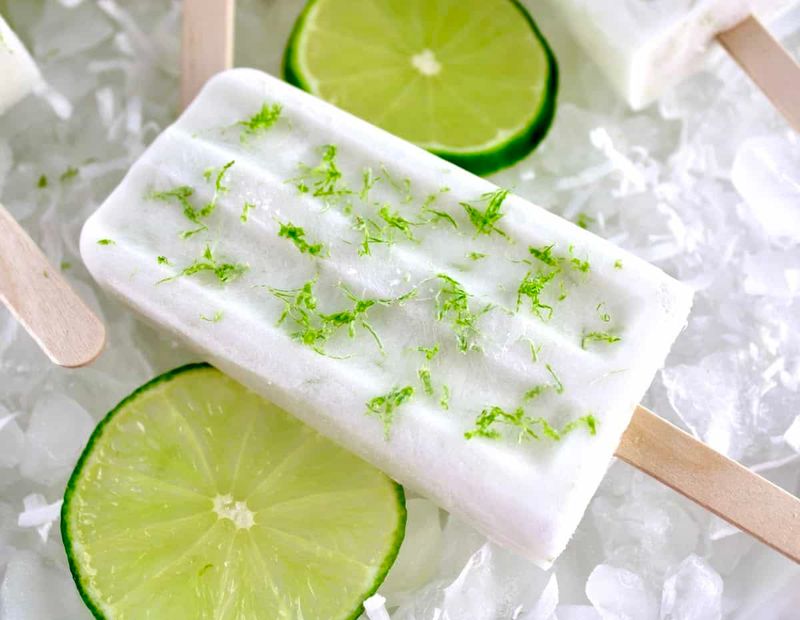 Chia Seed Coconut-Lime Popsicles