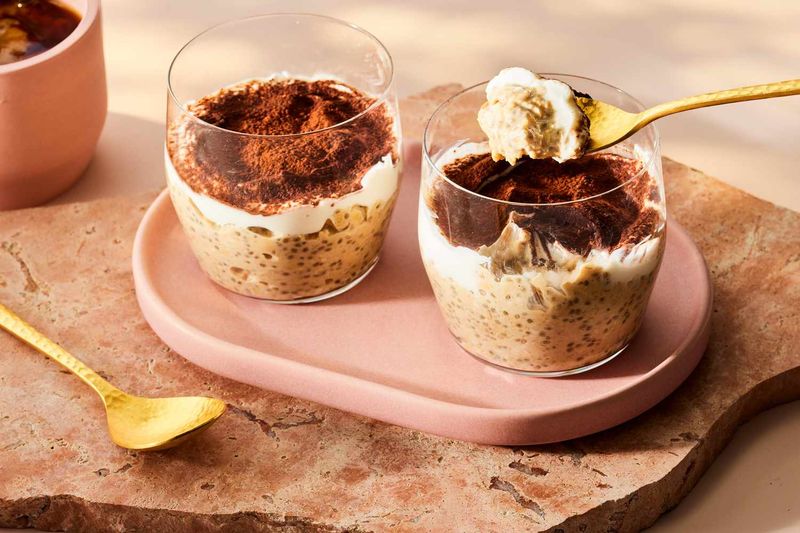 Tiramisu-Inspired Overnight Oats