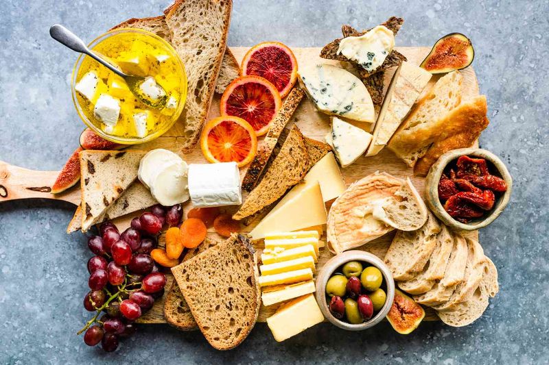 Add A Selection Of Crackers And Bread