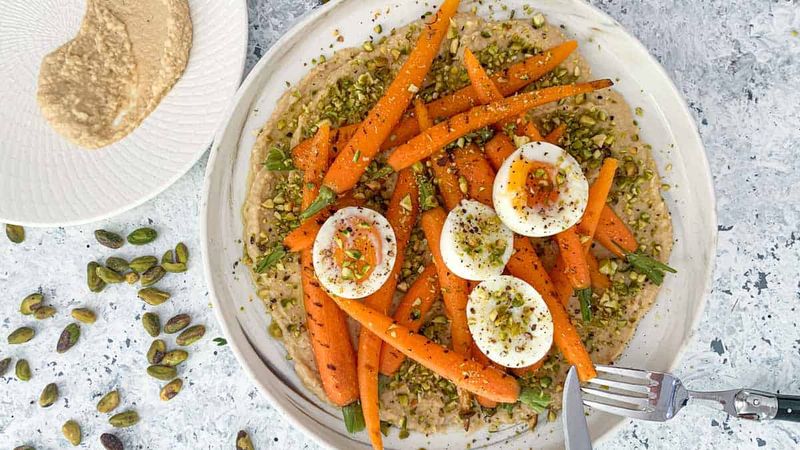 Served With Hummus And Veggie Sticks
