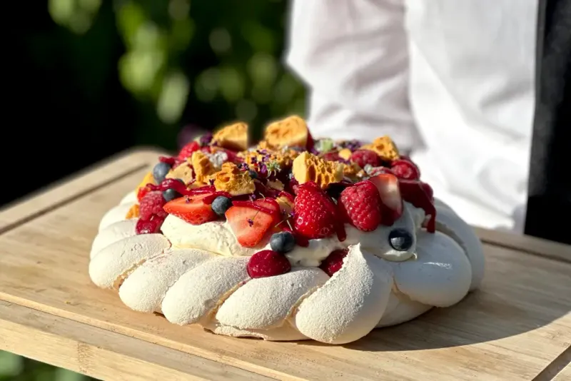 Pavlova Dessert With Summer Fruits – Australia