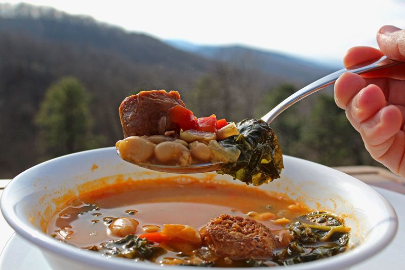Kale, White Bean And Chorizo Soup