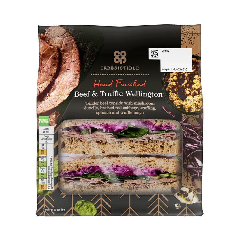 Co-op Irresistible Beef Wellington Sandwich
