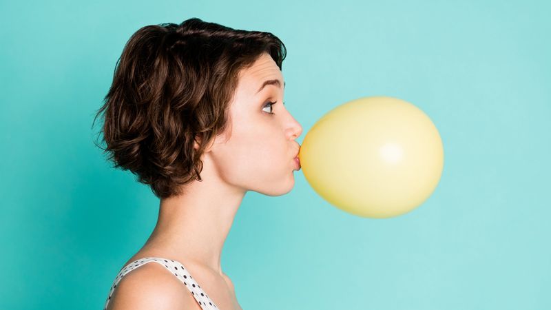 Chewing Gum With Harmful Yellow Dye