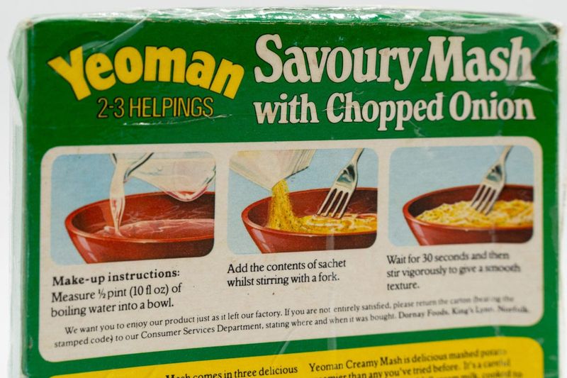 Instant Mash Prepared With Kettles Or Boiling Water