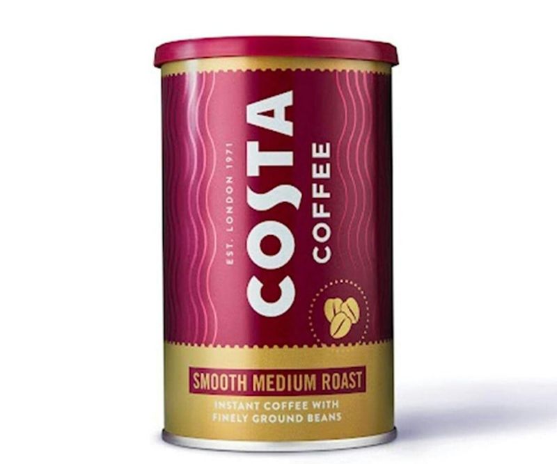 Costa Coffee Smooth Medium Roast Instant Coffee (£6.25)